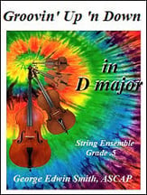 Groovin' Up 'n Down in D Orchestra sheet music cover